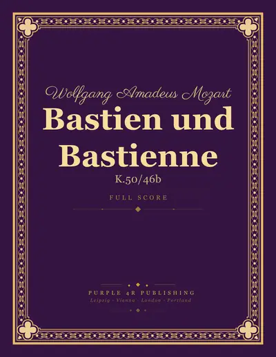 Cover of Wolfgang Amadeus Mozart — Bastien und Bastienne