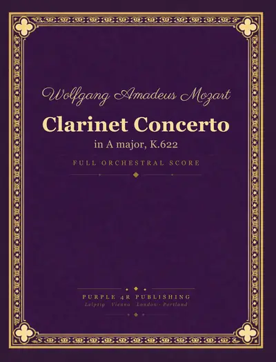 Cover of Wolfgang Amadeus Mozart — Clarinet Concerto