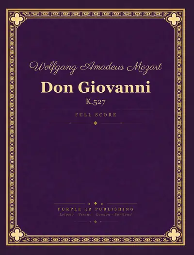 Cover of Wolfgang Amadeus Mozart — Don Giovanni