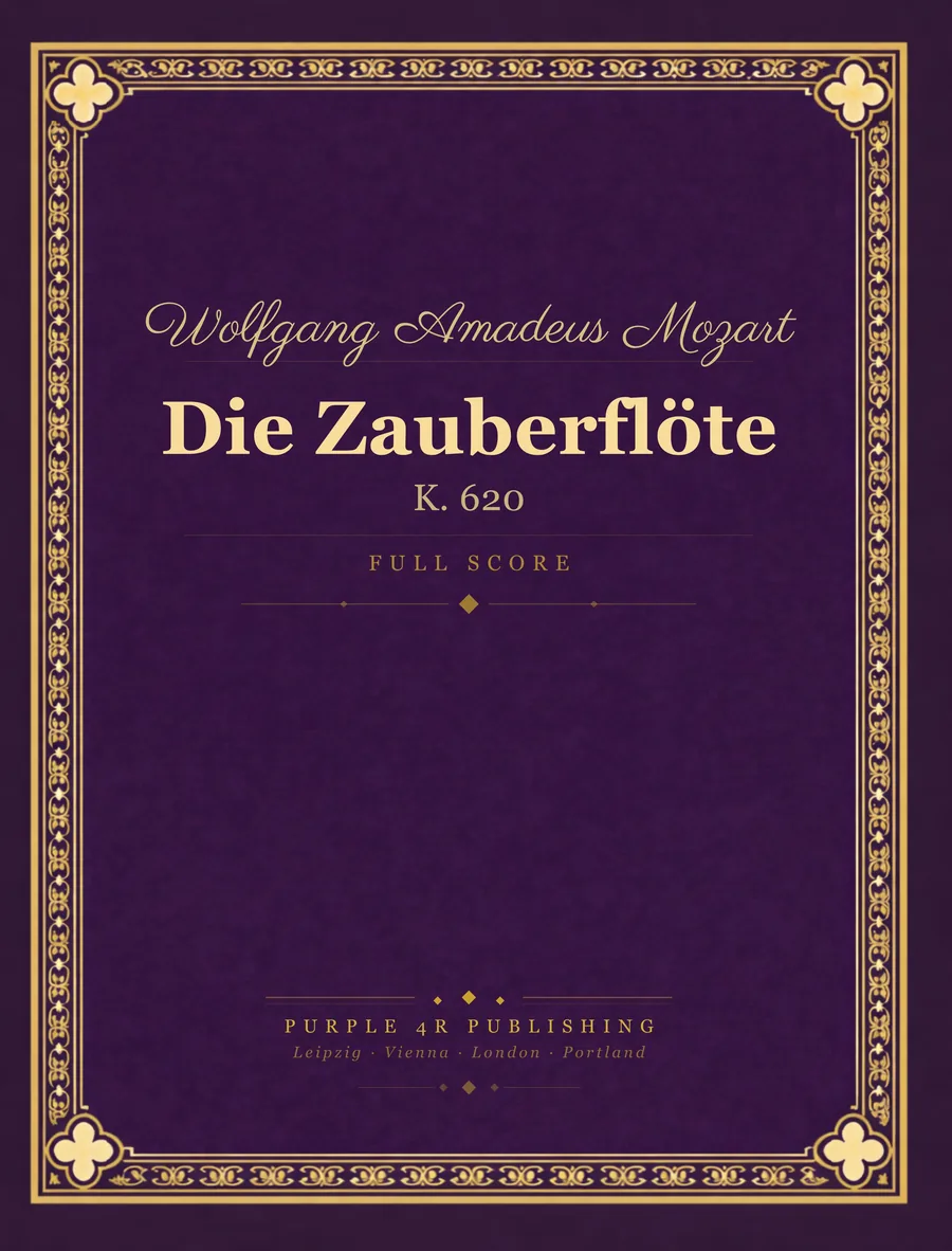 Cover of Wolfgang Amadeus Mozart — Die Zauberflöte