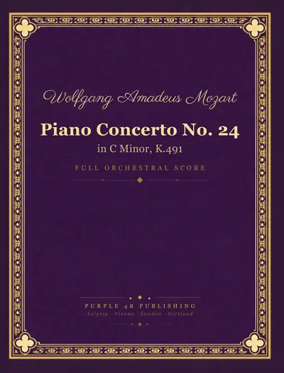 Cover of Wolfgang Amadeus Mozart — Piano Concerto No. 24