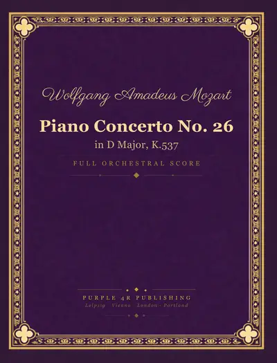 Cover of Wolfgang Amadeus Mozart — Piano Concerto No. 26