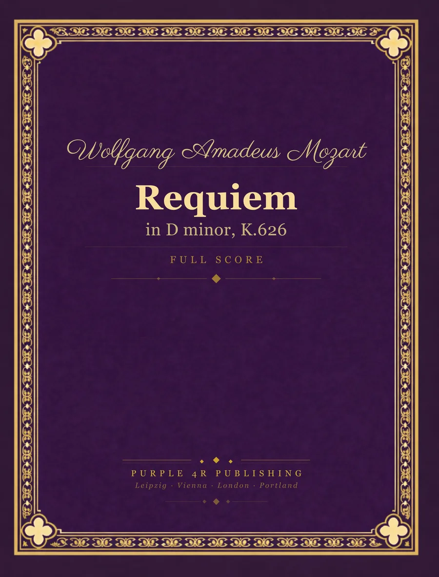 Cover of Wolfgang Amadeus Mozart — Requiem