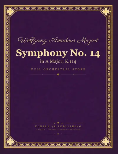 Cover of Wolfgang Amadeus Mozart — Symphony No. 14