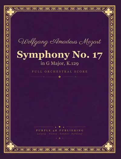 Cover of Wolfgang Amadeus Mozart — Symphony No. 17