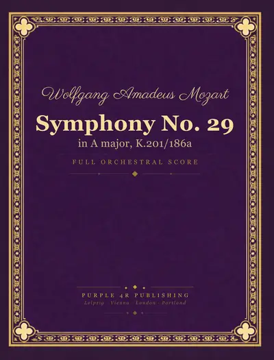 Cover of Wolfgang Amadeus Mozart — Symphony No. 29