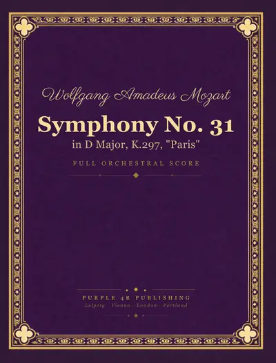 Cover of Wolfgang Amadeus Mozart — Symphony No. 31
