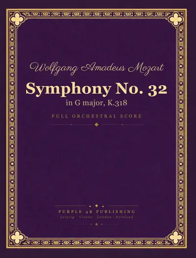 Cover of Wolfgang Amadeus Mozart — Symphony No. 32