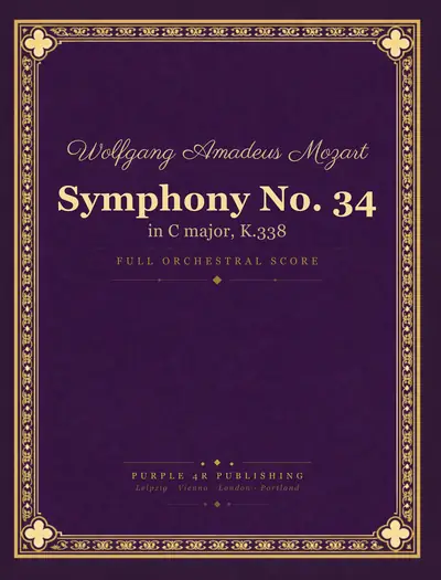 Cover of Wolfgang Amadeus Mozart — Symphony No. 34