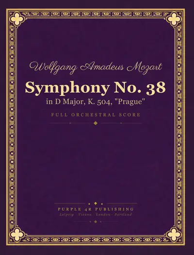 Cover of Wolfgang Amadeus Mozart — Symphony No. 38