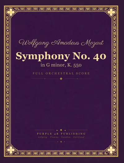 Cover of Wolfgang Amadeus Mozart — Symphony No. 40