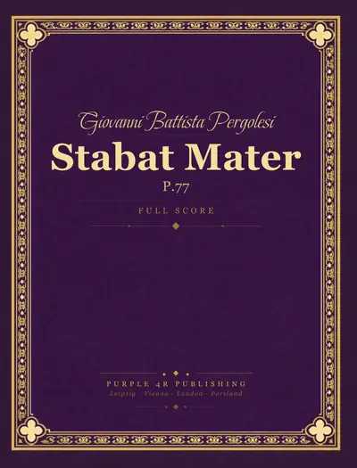Cover of Giovanni Battista Pergolesi — Stabat Mater