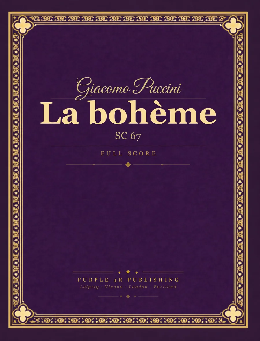 Cover of Giacomo Puccini — La bohème