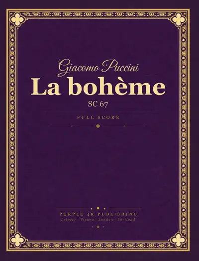 Cover of Giacomo Puccini — La bohème