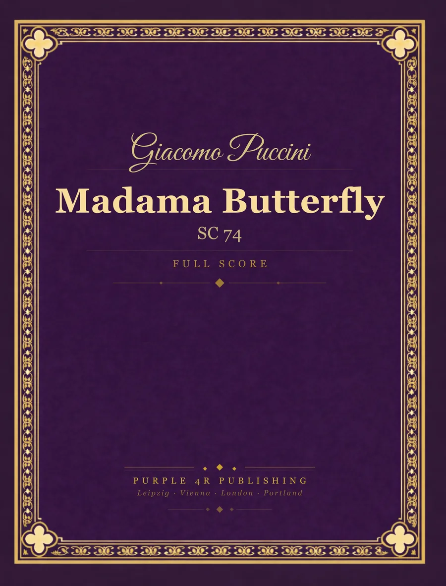 Cover of Giacomo Puccini — Madama Butterfly