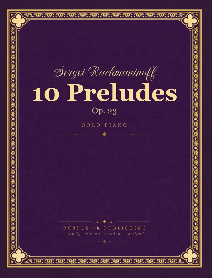 Cover of Sergei Rachmaninoff — 10 Preludes