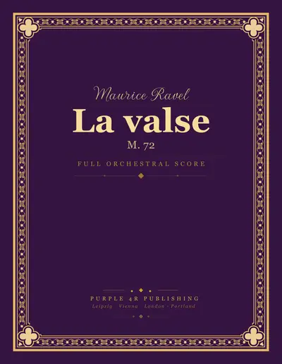 Cover of Maurice Ravel — La valse
