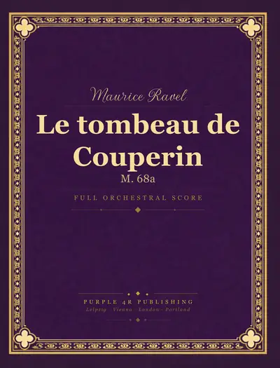 Cover of Maurice Ravel — Le tombeau de Couperin