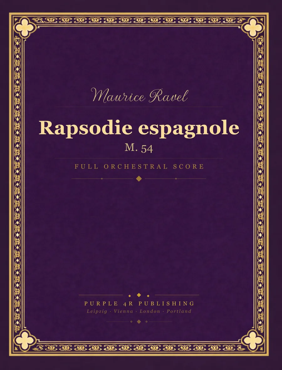Cover of Maurice Ravel — Rapsodie espagnole