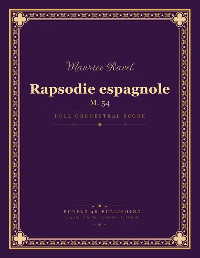 Cover of Maurice Ravel — Rapsodie espagnole