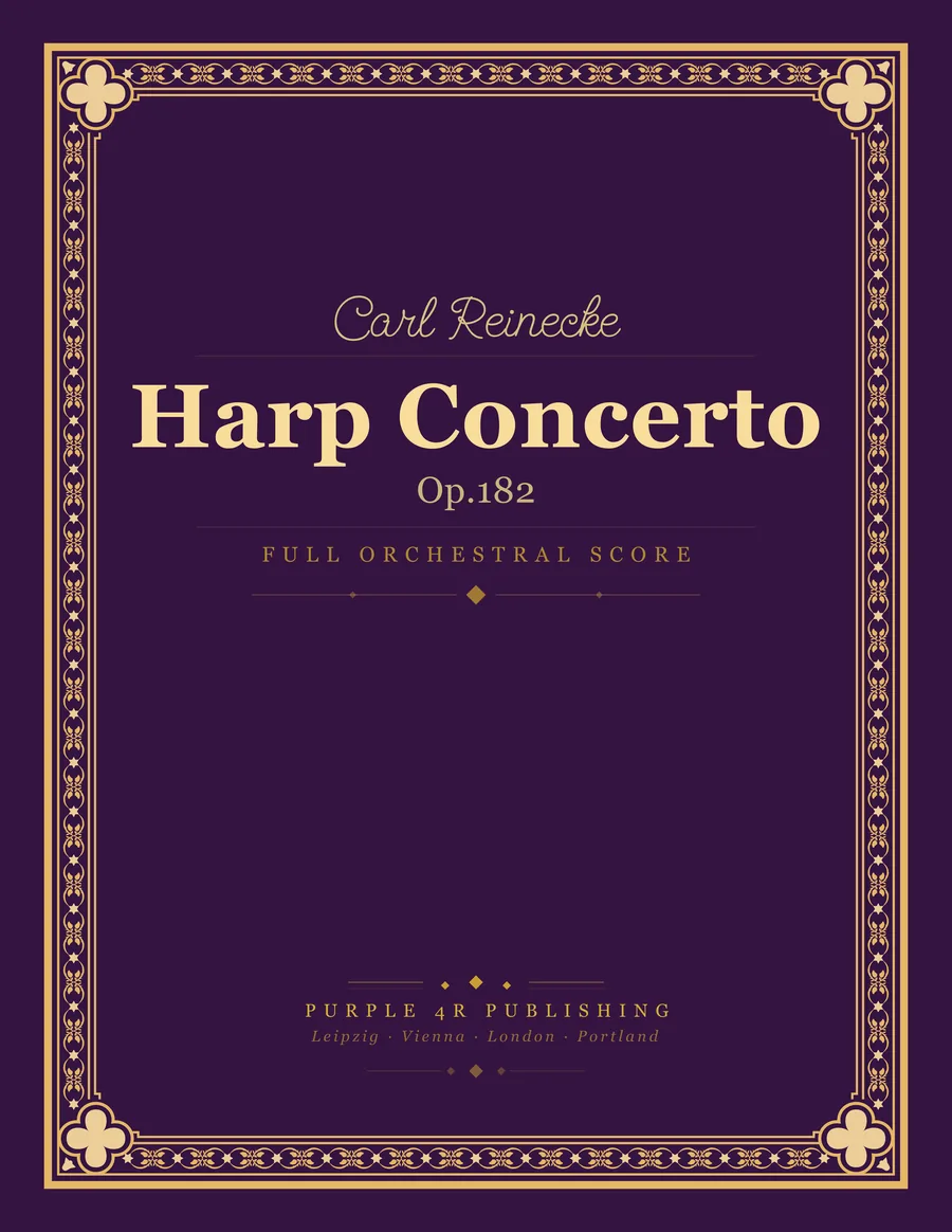 Cover of Carl Reinecke — Harp Concerto