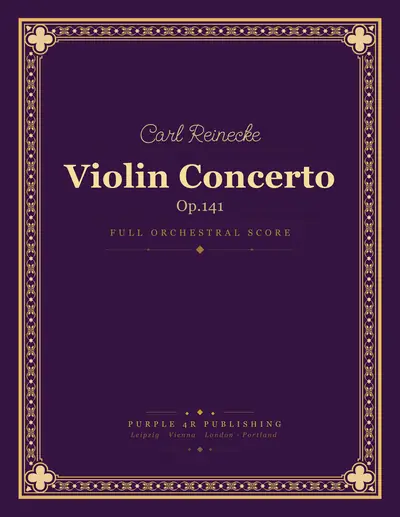 Cover of Carl Reinecke — Violin Concerto