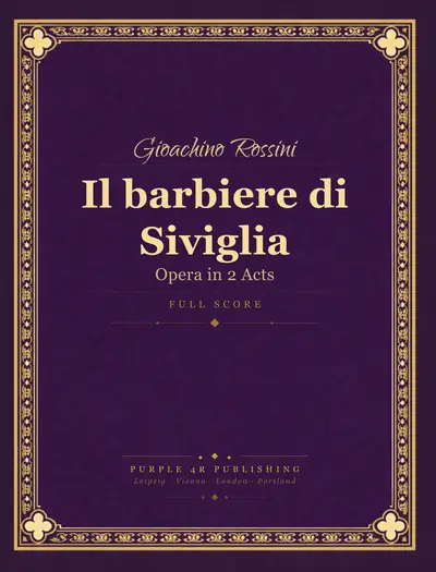 Cover of Gioachino Rossini — Il barbiere di Siviglia