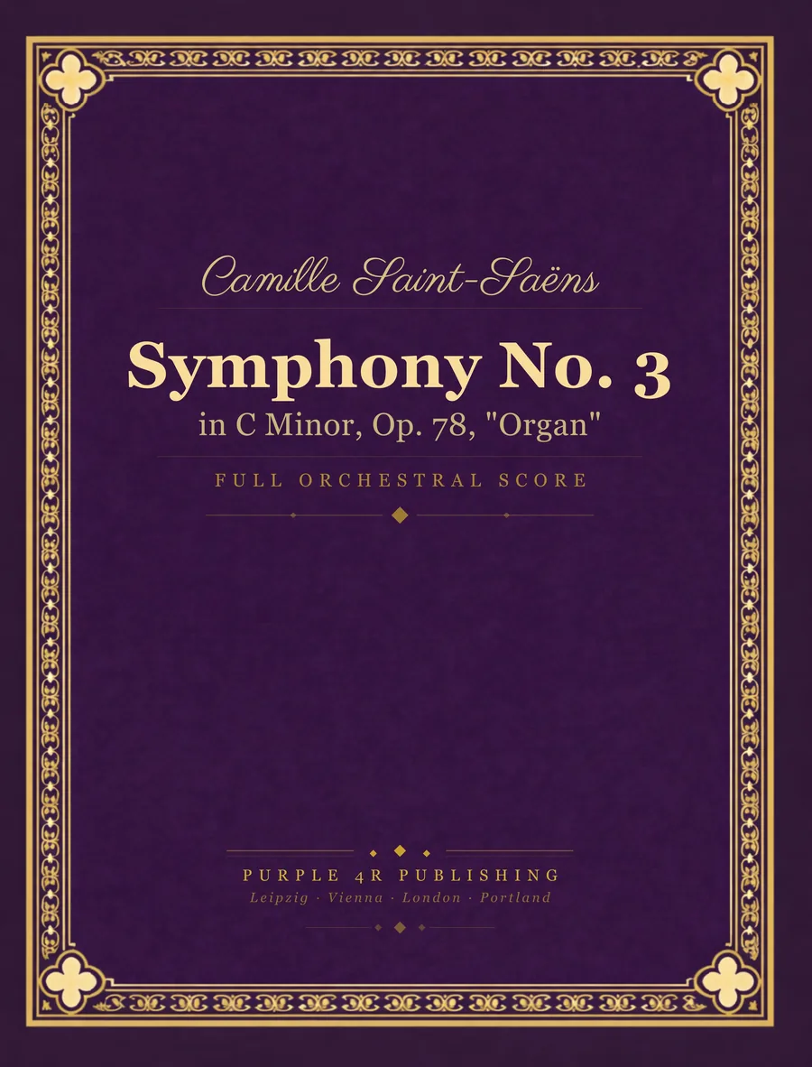 Cover of Camille Saint-Saëns — Symphony No. 3