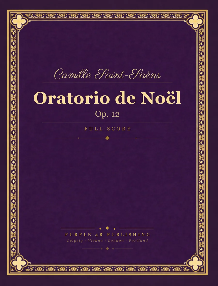 Cover of Camille Saint-Saëns — Oratorio de Noël