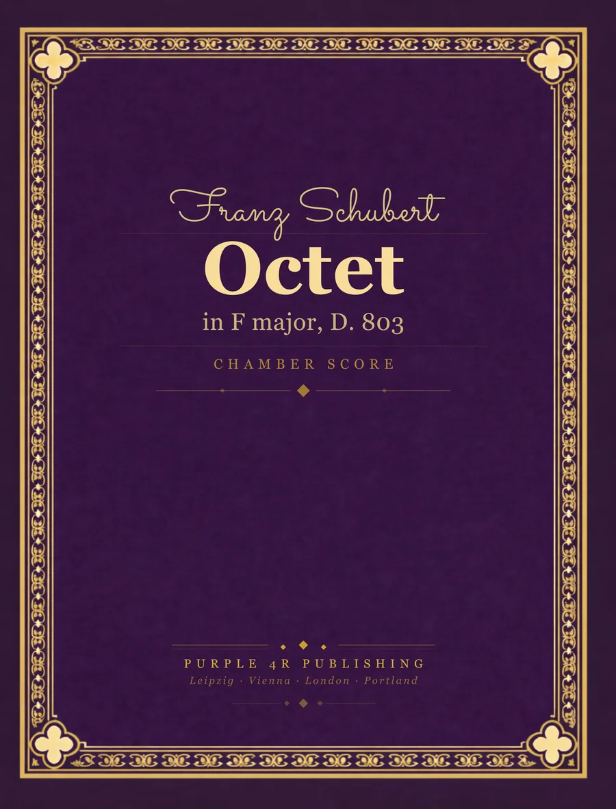 Cover of Franz Schubert — Octet