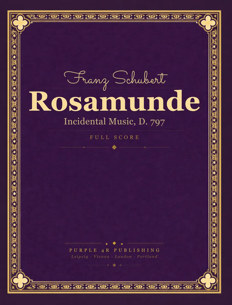 Cover of Franz Schubert — Rosamunde