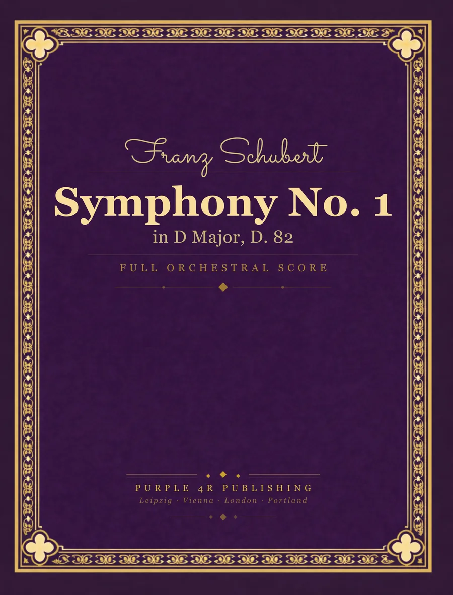 Cover of Franz Schubert — Symphony No. 1