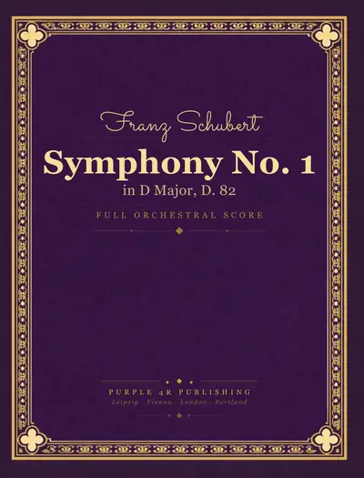 Cover of Franz Schubert — Symphony No. 1
