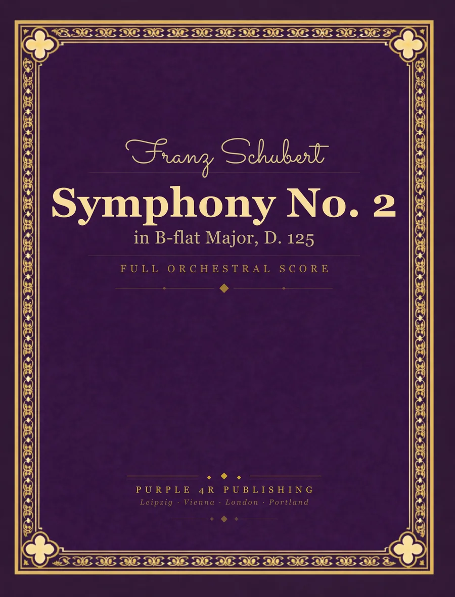 Cover of Franz Schubert — Symphony No. 2