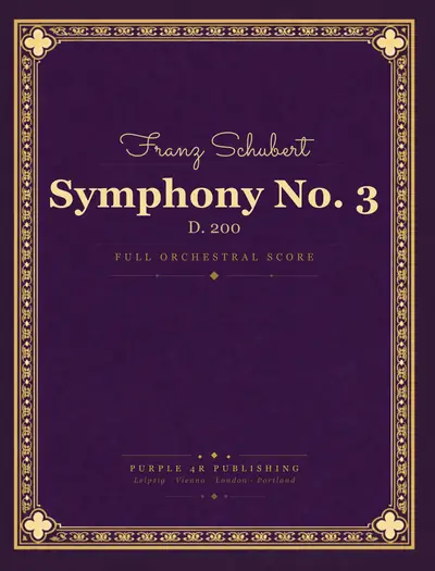 Cover of Franz Schubert — Symphony No. 3