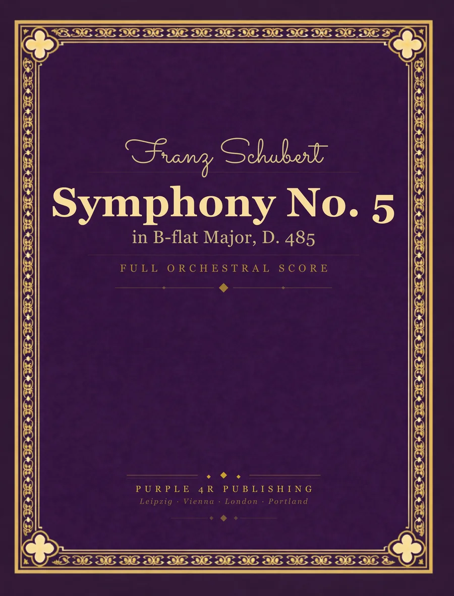 Cover of Franz Schubert — Symphony No. 5