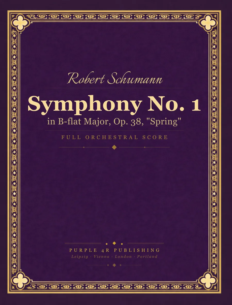 Cover of Robert Schumann — Symphony No. 1