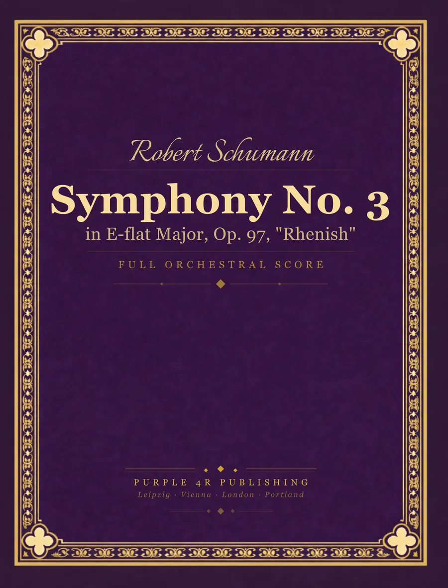 Cover of Robert Schumann — Symphony No. 3