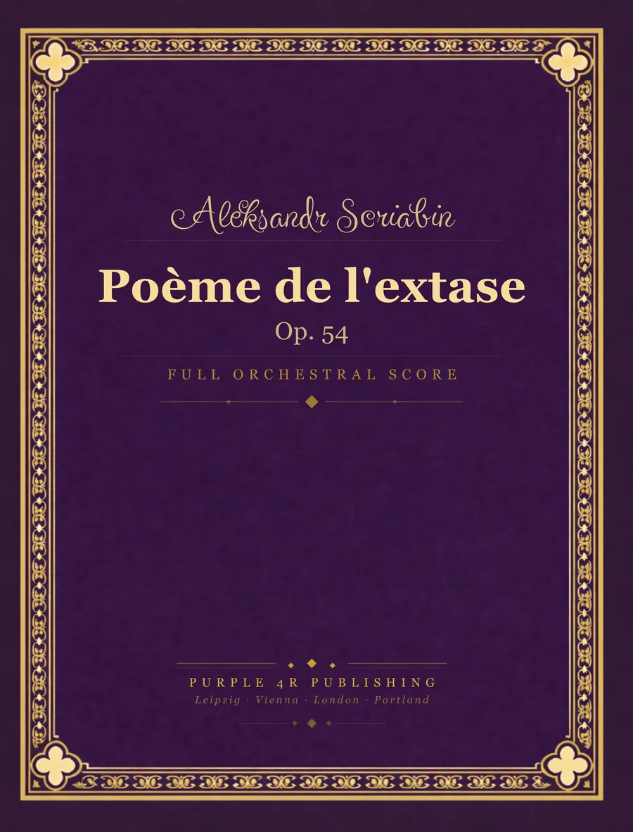 Cover of Aleksandr Scriabin — Poème de l'extase