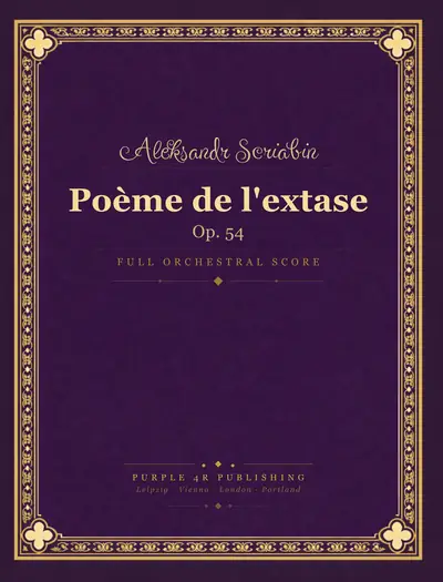 Cover of Aleksandr Scriabin — Poème de l'extase