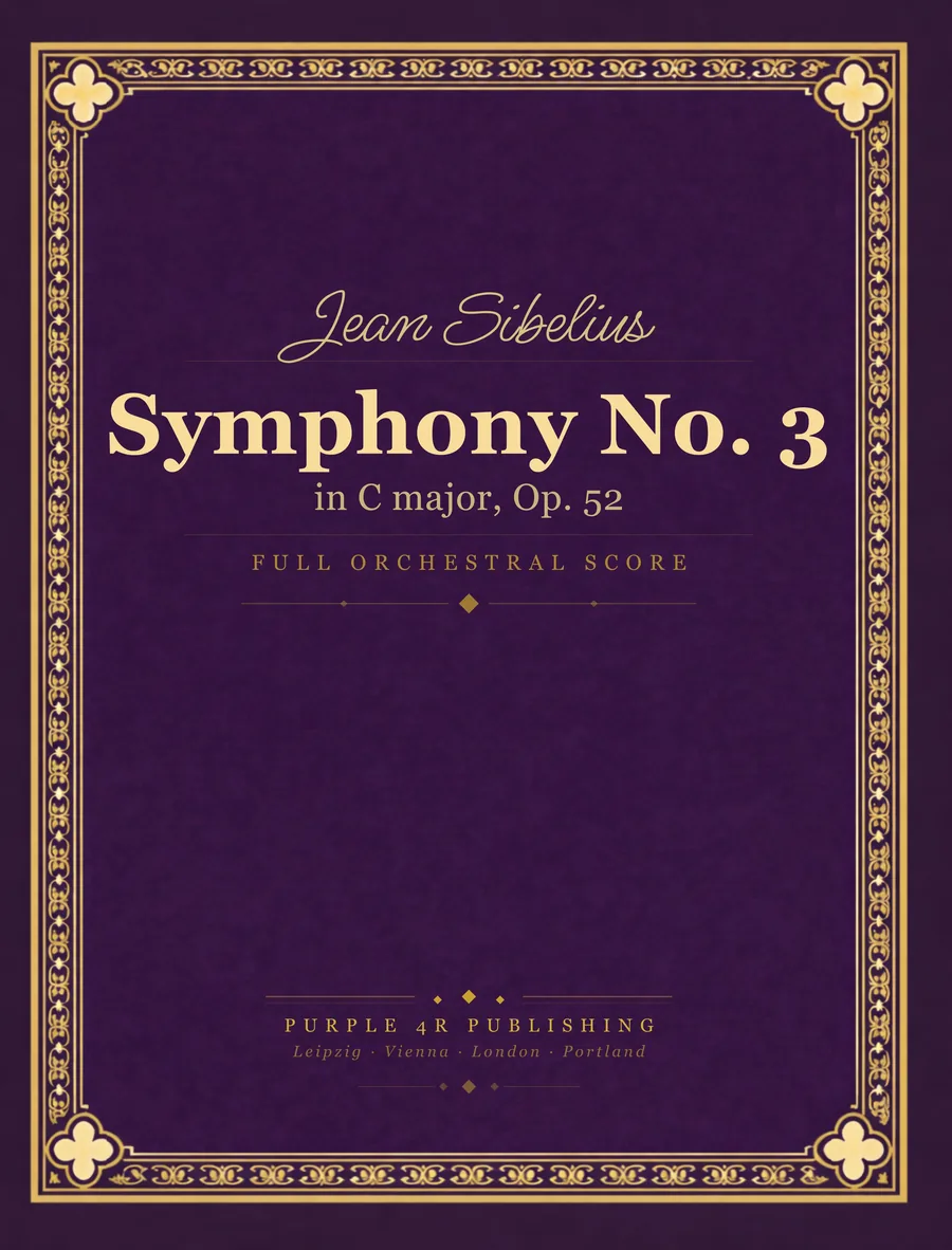 Cover of Jean Sibelius — Symphony No. 3
