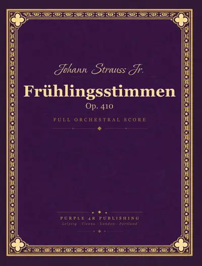 Cover of Johann Strauss Jr. — Frühlingsstimmen