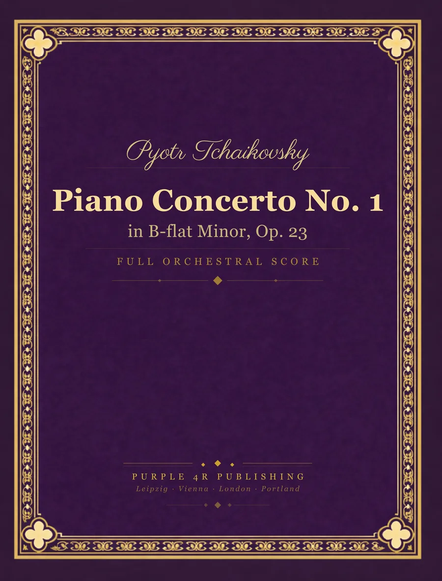 Cover of Pyotr Tchaikovsky — Piano Concerto No. 1