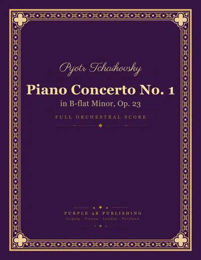 Cover of Pyotr Tchaikovsky — Piano Concerto No. 1