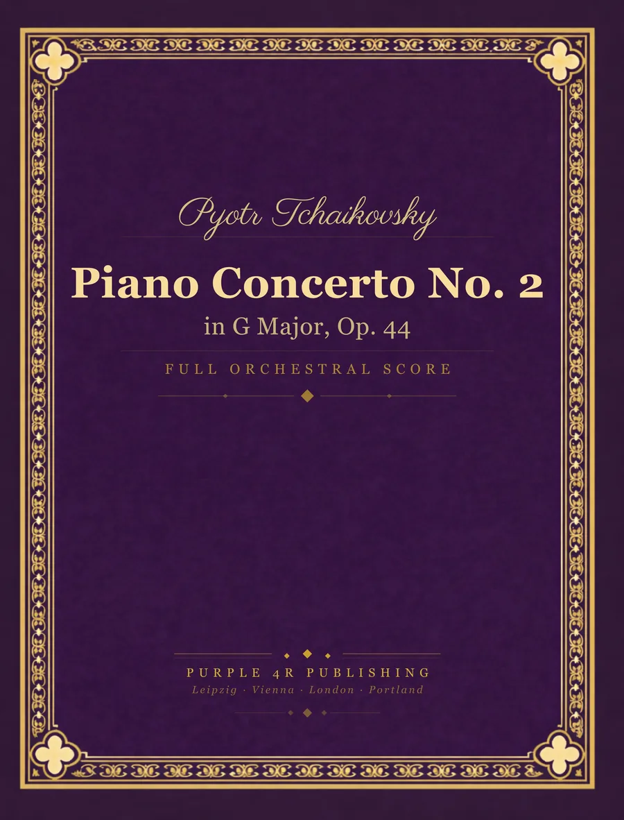 Cover of Pyotr Tchaikovsky — Piano Concerto No. 2