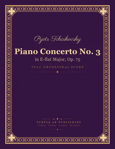 Cover of Pyotr Tchaikovsky — Piano Concerto No. 3