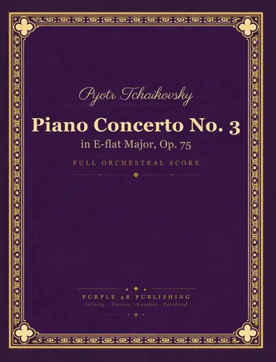 Cover of Pyotr Tchaikovsky — Piano Concerto No. 3