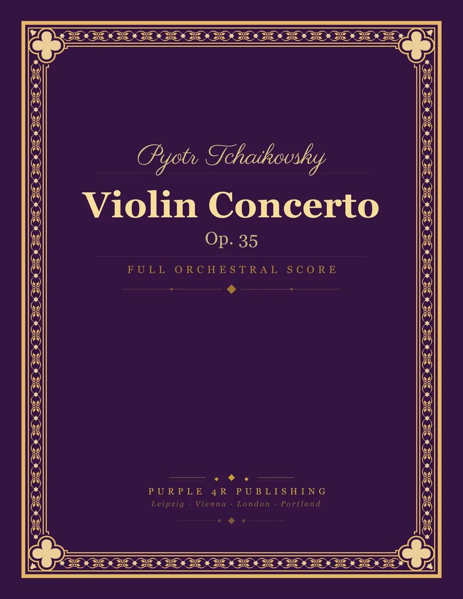 Cover of Pyotr Tchaikovsky — Violin Concerto