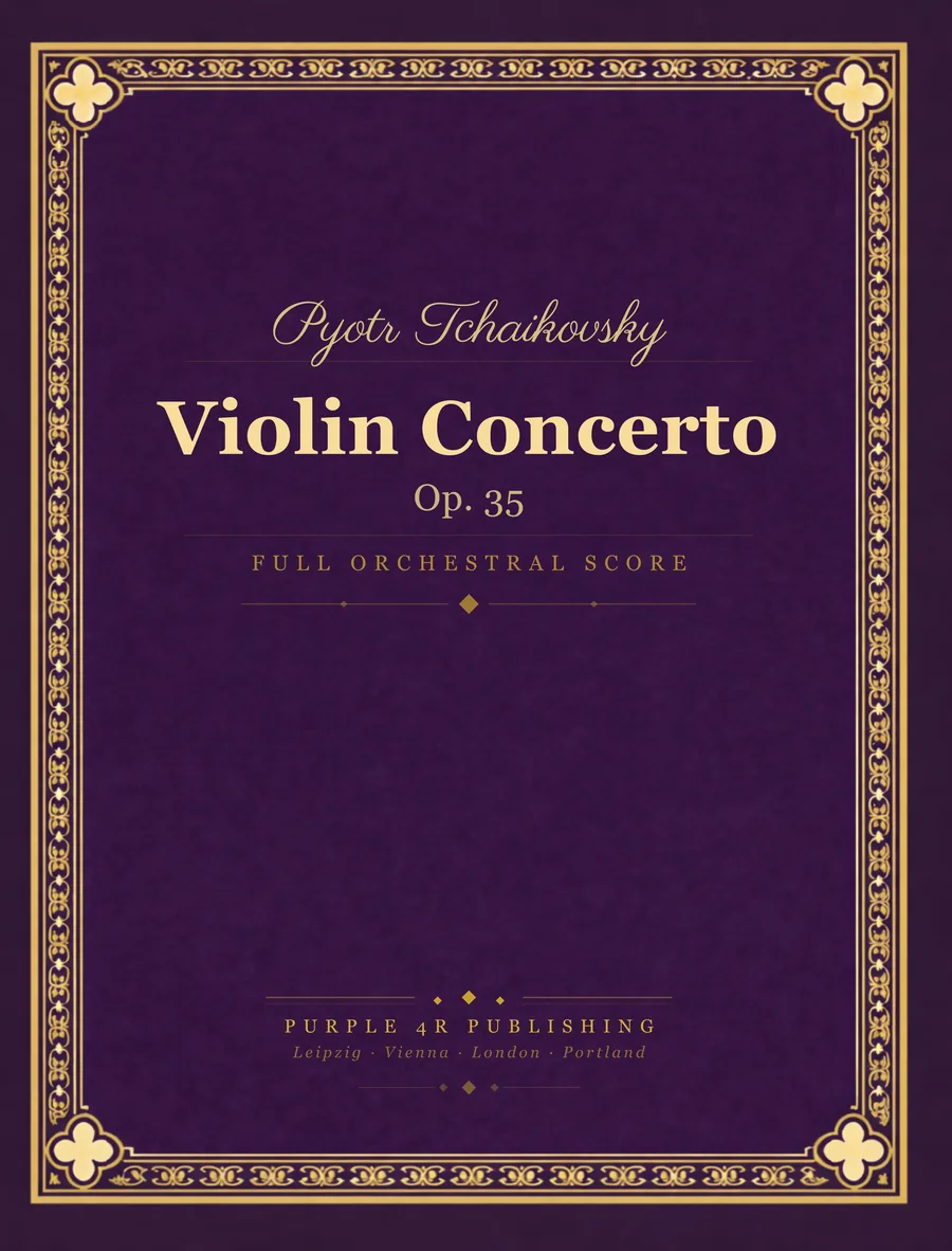 Cover of Pyotr Tchaikovsky — Violin Concerto