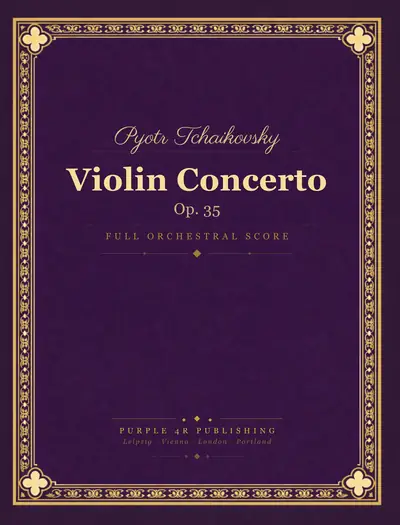 Cover of Pyotr Tchaikovsky — Violin Concerto